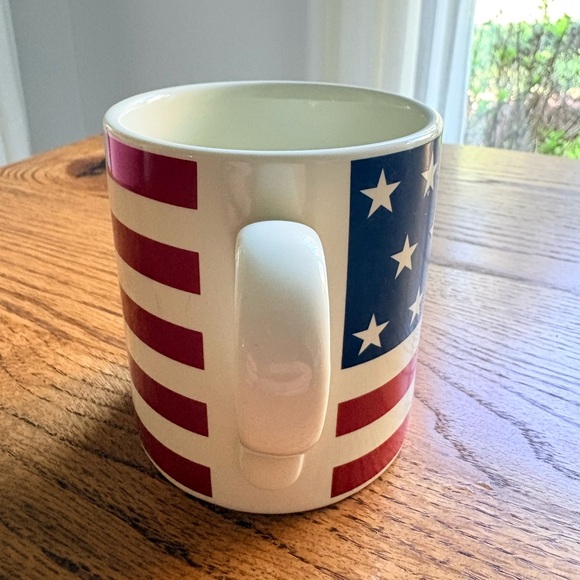 Vintage Ralph Lauren Hamptons Flag Coffee Mug - Red, White & Blue, USA, American - Picture 6 of 9